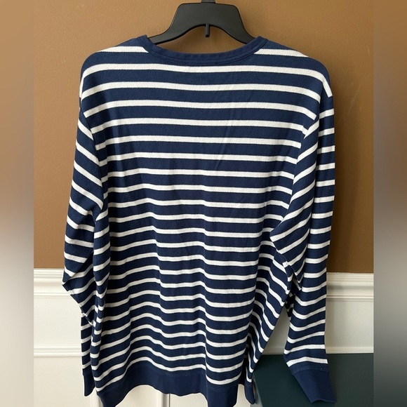 Vineyard Vines Men’s Striped Crew Sweatshirt Deep Bay Size XXL - Picture 4 of 7